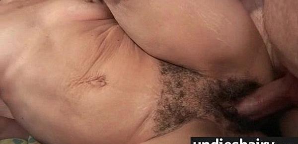  Amazing Girl with Natural Hairy Pussy 15